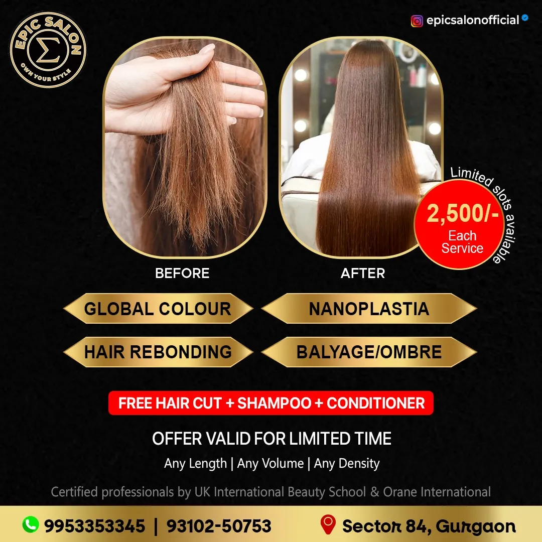 Epic Salon - Award Winning Unisex Salon in Sector 84 Gurgaon